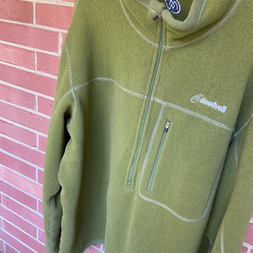 Cloudveil fleece half zipper shirt size xl